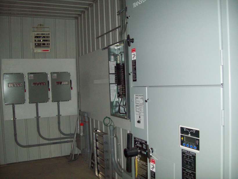 Commercial electrical distribution installation