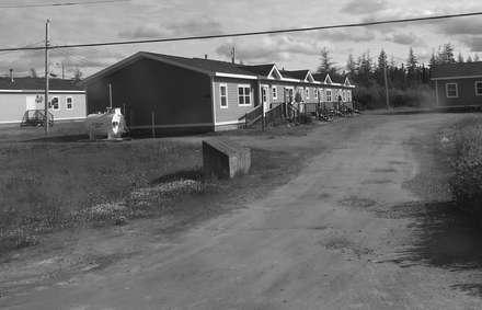 Seniors housing row built by Pittmans in 1990, Cartwright, Labrador