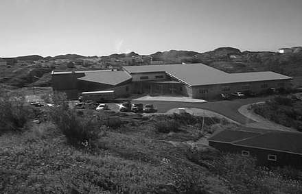 Burgeo Academy school built by Pittmans in 2003, Burgeo, Newfoundland