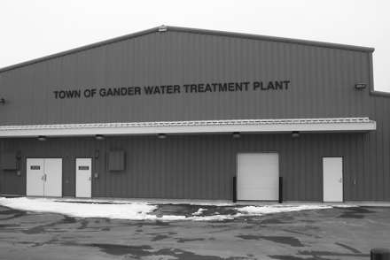 Town of Gander Water Treatment Plant built by Pittmans in 2006, Gander, Newfoundland