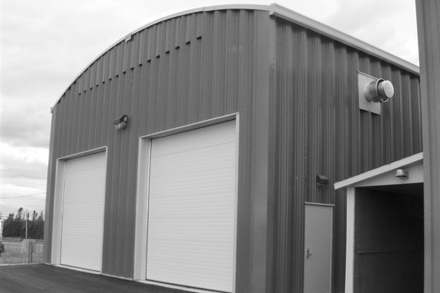 Sand and urea storage building built by Pittmans in 2007 at Deer Lake Regional Airport, Newfoundland